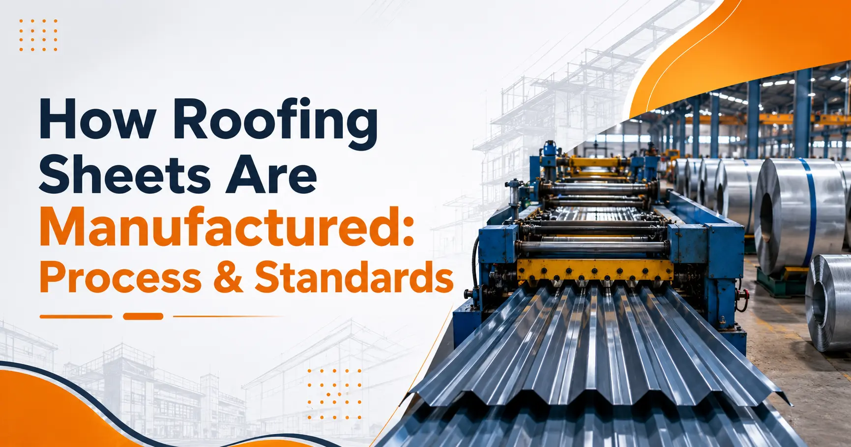 roofing sheet manufacturing process